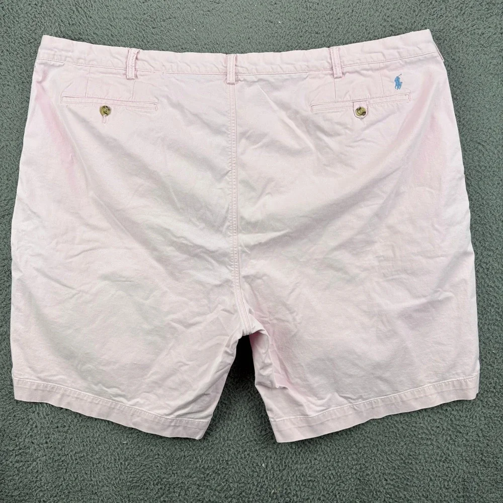 Polo Ralph Lauren Mens 50‎ Pink Stretch Classic Fit The Polo Chino Shorts